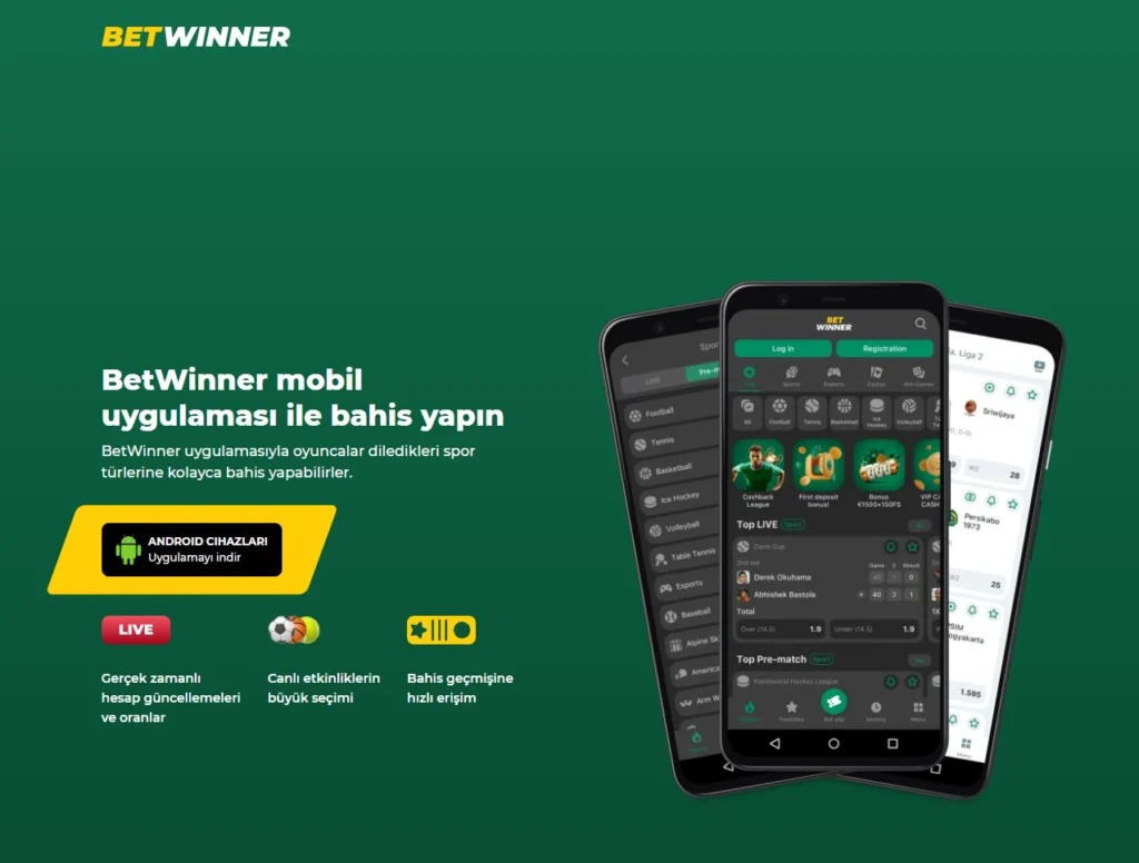 betwinner uygulama